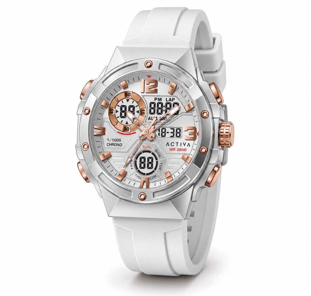 Activa Virtux X Invicta Digital Men’s Watch 51mm White New